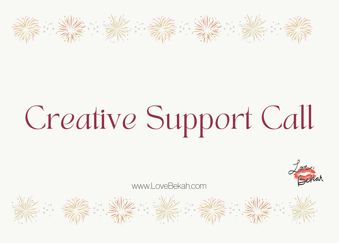 Creative Support Call
