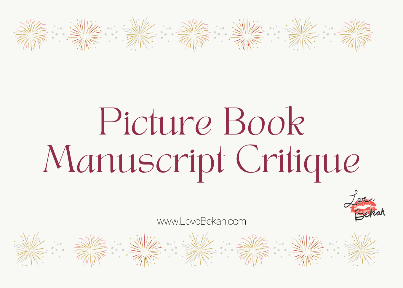 Picture Book Manuscript Critique