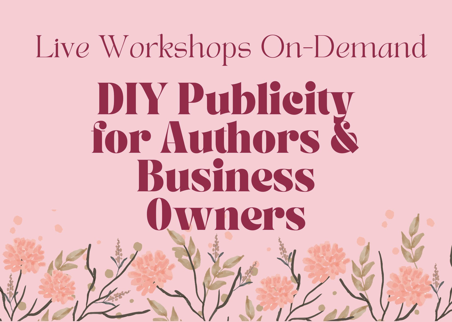 DIY Publicity for Authors & Business Owners